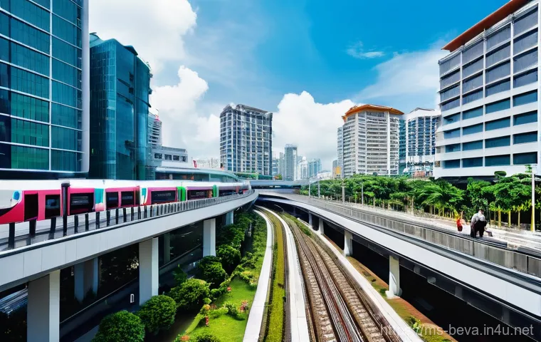 건축평가 실무 사례 분석 - **"A split image showcasing the contrast between a classic and a modern Malaysian residential proper...