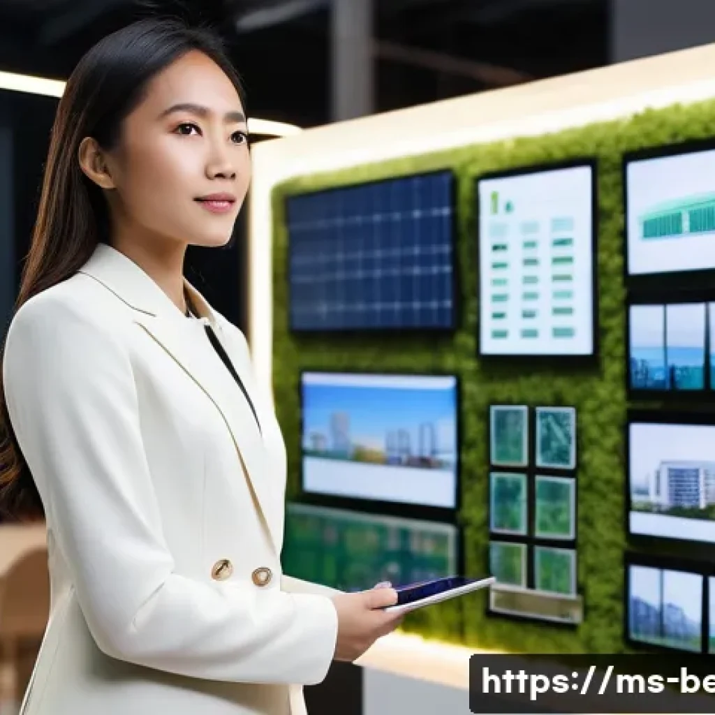 건축평가사로서의 개인 포트폴리오 관리법 - **Prompt:** A confident young Malaysian architect, dressed in a stylish business suit, stands in a s...